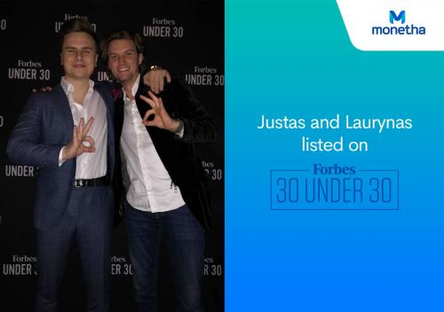 Co-Founders of Monetha Hit Forbes Europe 30 Under 30 List